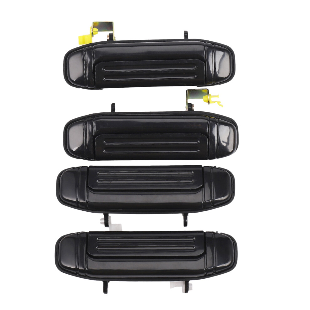 4Pcs Car Front Rear Outer Door Handle For Montero V31 V32 V33 V43 V46 V47 Black 4851062783808