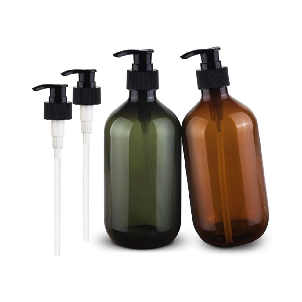 17Oz Soap Dispenser, Hand Dish Soap Dispenser for Kitchen Bathroom Countertop,Refillable Lotion Liquid Soap Pump Bottles