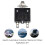 125-250V AC 50V DC Push Button Circuit Breaker 25A Thermal Overload Protector L1 Manual Reset Thermal Circuit Breaker 6