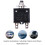125-250V AC 50V DC Push Button Circuit Breaker 18A Thermal Overload Protector L1 Manual Reset Thermal Circuit Breaker 5