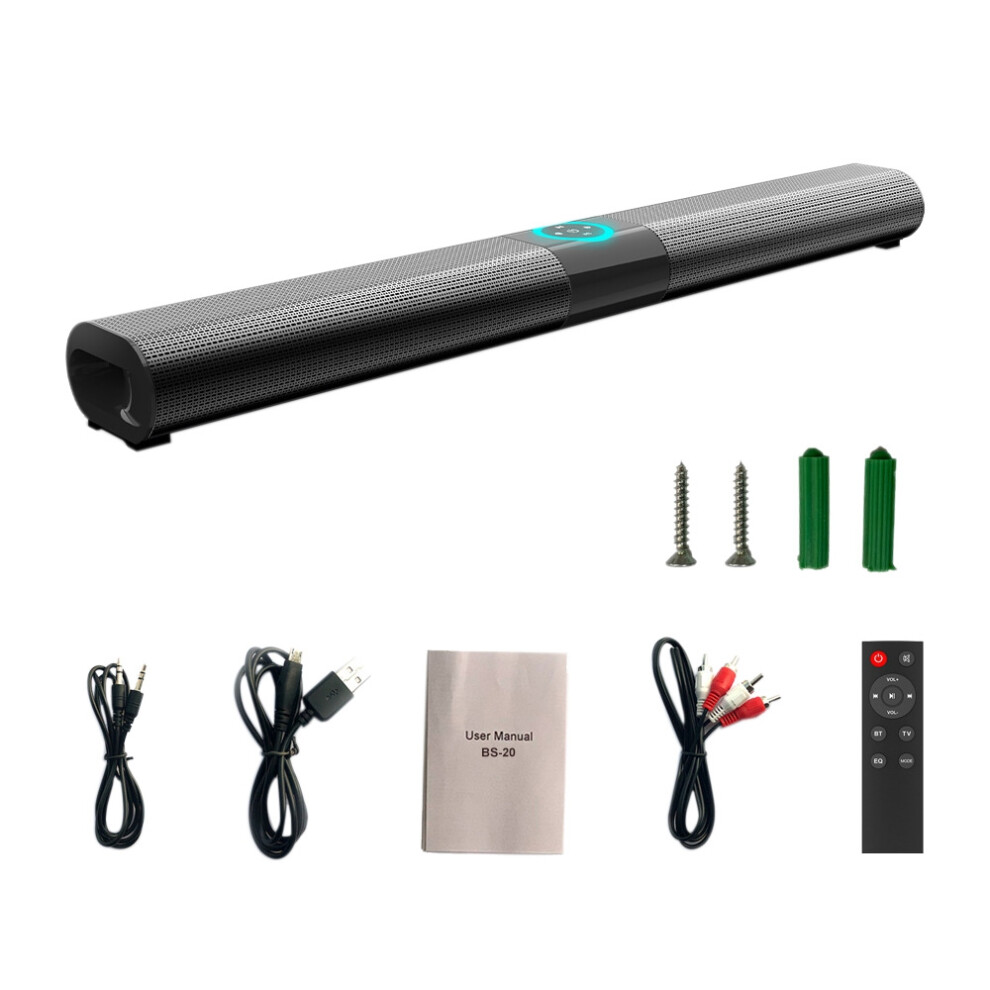 Rgb Sound Bar,Soundbar For Tv With Subwoofer,Wired & Wireless Bluetooth 5.0 Speaker,Wall Mountable Surround 4851062788773