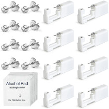 8 Pack Disposable Ear Piercing Gun With Ear Studs Painless And Safe Ear Piercing Kit For Girls Boys Women Men