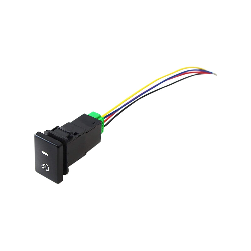 4-Pole 12V Push Button Switch With Led Background Indicator S For Fog S Drl Led Bar(33X22mm) Light 4851062700447