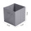 (Dark Grey, 3pc) Foldable Storage Boxes Cubes Collapsible Large Folding Organiser Baskets 31x31cm 3