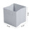 (Light Grey, 4pc) Foldable Storage Boxes Cubes Collapsible Large Folding Organiser Baskets 31x31cm 3