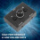 3.5mm Audio Switcher, 2 Input 1 Output/1 Input 2 Output Audio Splitter Switcher, Audio Switcher Box, One-Key Mute Button 6
