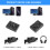 3.5mm Audio Switcher, 2 Input 1 Output/1 Input 2 Output Audio Splitter Switcher, Audio Switcher Box, One-Key Mute Button 8