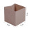 (Taupe, 1pc) Foldable Storage Boxes Cubes Collapsible Large Folding Organiser Baskets 31x31cm 3