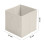 (Beige, 1pc) Foldable Storage Boxes Cubes Collapsible Large Folding Organiser Baskets 31x31cm 3