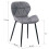 Charles Jacobs (Fabric Grey) Charles Jacobs Set of 2 Diamond Patterned Dining Chair 8