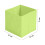 (Green, 3pc) Foldable Storage Boxes Cubes Collapsible Large Folding Organiser Baskets 31x31cm 3