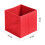 (Red, 2pc) Foldable Storage Boxes Cubes Collapsible Large Folding Organiser Baskets 31x31cm 3