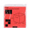 (Red, 2pc) Foldable Storage Boxes Cubes Collapsible Large Folding Organiser Baskets 31x31cm 4