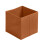 (Brown, 2pc) Foldable Storage Boxes Cubes Collapsible Large Folding Organiser Baskets 31x31cm 1
