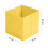 (Yellow, 4pc) Foldable Storage Boxes Cubes Collapsible Large Folding Organiser Baskets 31x31cm 3
