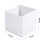 (White, 2pc) Foldable Storage Boxes Cubes Collapsible Large Folding Organiser Baskets 31x31cm 3