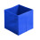 (Blue, 1pc) Foldable Storage Boxes Cubes Collapsible Large Folding Organiser Baskets 31x31cm 1