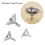 3 Pack Stainless Steel Funnels Set for Kitchen Use Filling Bottles Liquor Flask Tiny Spice Cooking Powder Water 9
