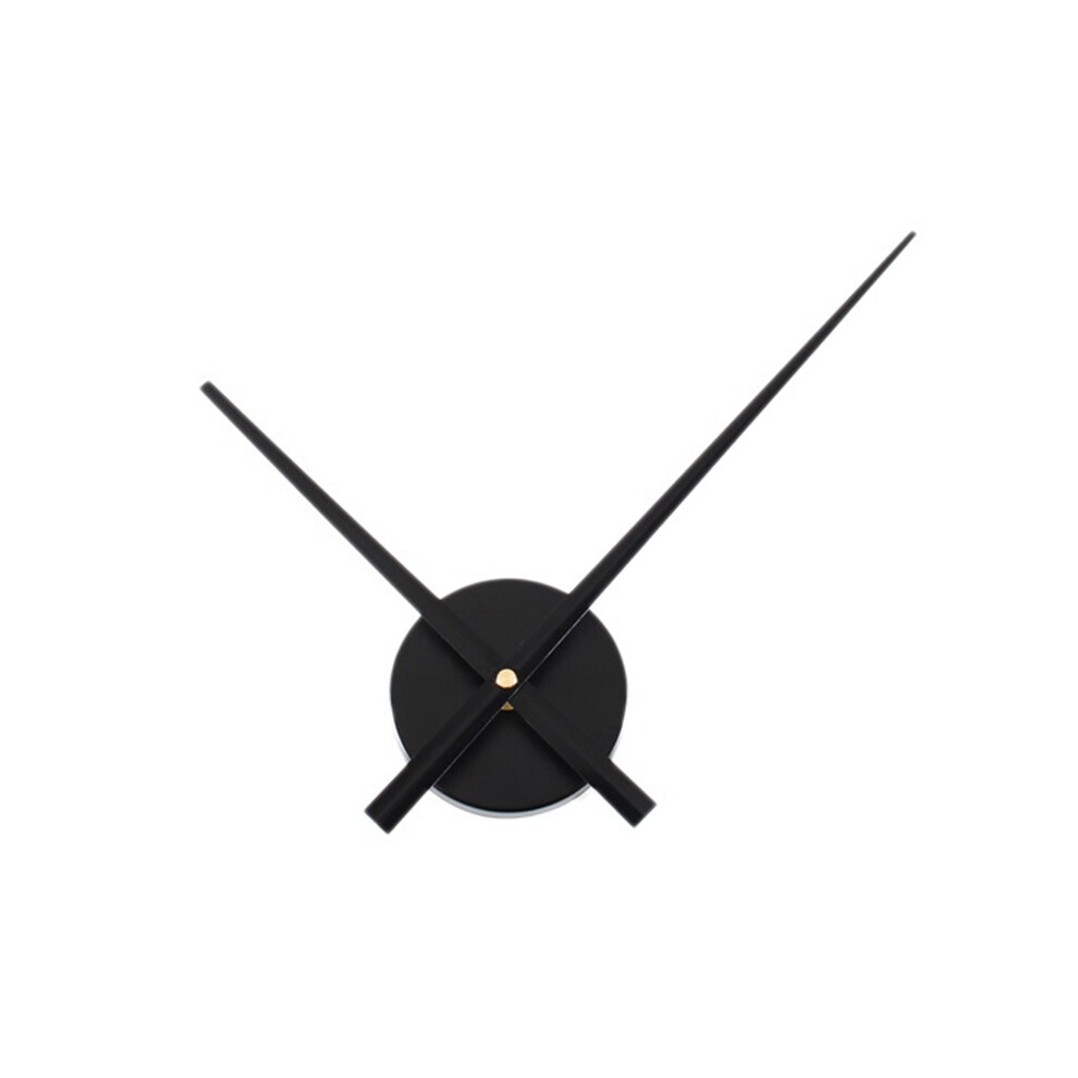 3D Clock Hands Silent Wall Clock Hands Home Art Decoration for Living Room Study Office Hotel Home Decoration (Black)