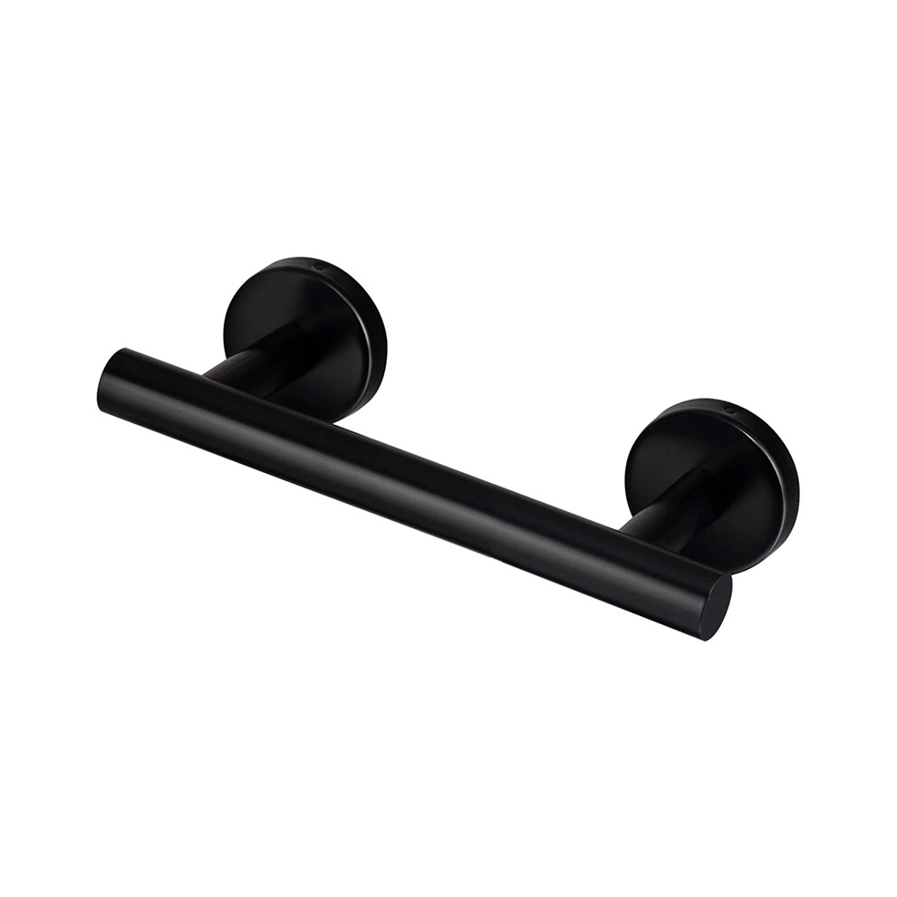 Towel Bar, 9 Inch Matte Black Single Towel Racks for Bathroom Kitchen Hand Towel Holder Dish Cloths Hanger Black
