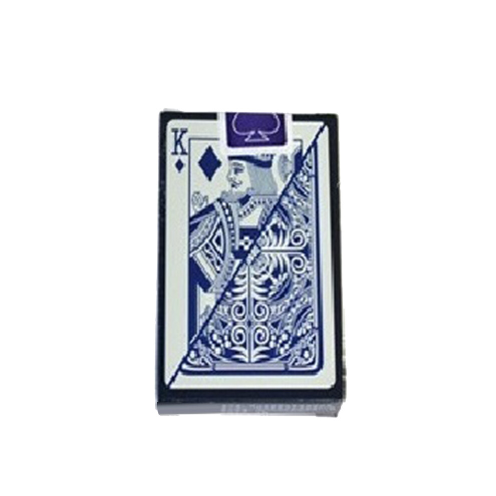 Poker Cards Waterproof Hold' Playing Cards Black Jack Plastic Game Card Poker Game Board Game Card-Blue