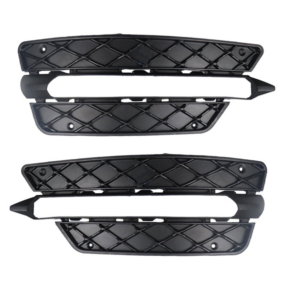 Car Front Bumper Grille Fog Lamp Cover Grille For W204 C-Class 2012-2014 2048851353 2048851453 4851062713515