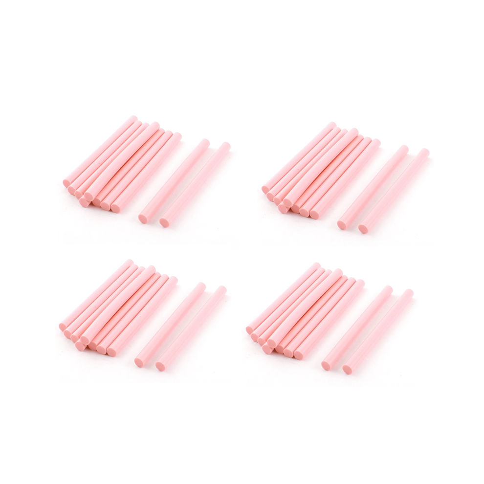 40Pcs 100Mm X 7Mm Adhesive Hot Melt Glue Sticks For Hot Melt Glue Pink 4851062717773