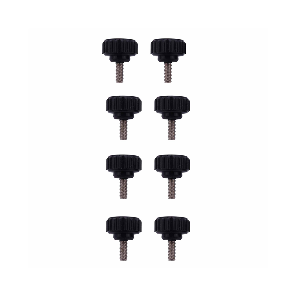 X 10Mm Round Head Screw On Thumbscrews Knurled Clamping Knob 8 Pcs 4851062717834