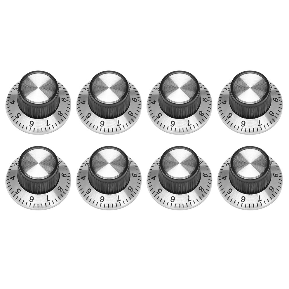 8 X Potentiometer Pot Metal Knob With 0-9 Turntable For 6Mm Shaft Knob 4851062722562