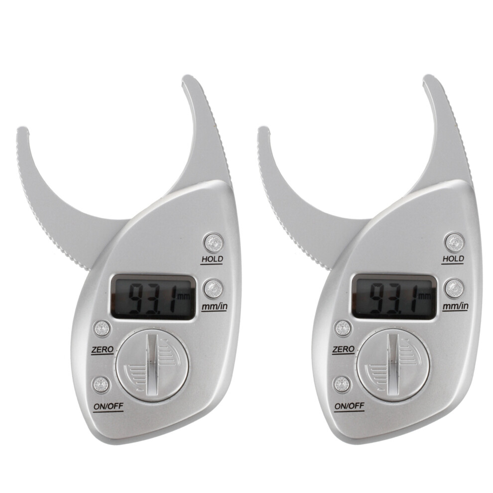 Jojomino 2X Digital Lcd Body Fat Caliper Skin Fold Thickness Health Fitness Weight Gender