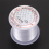 3X 0.2mm Diameter Clear Nylon Fish Fishing Line Spool Beading String 5
