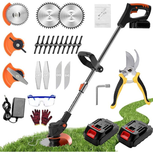 Garden Strimmer Cordless Blades Grass Trimmer Electric Brush Cutter