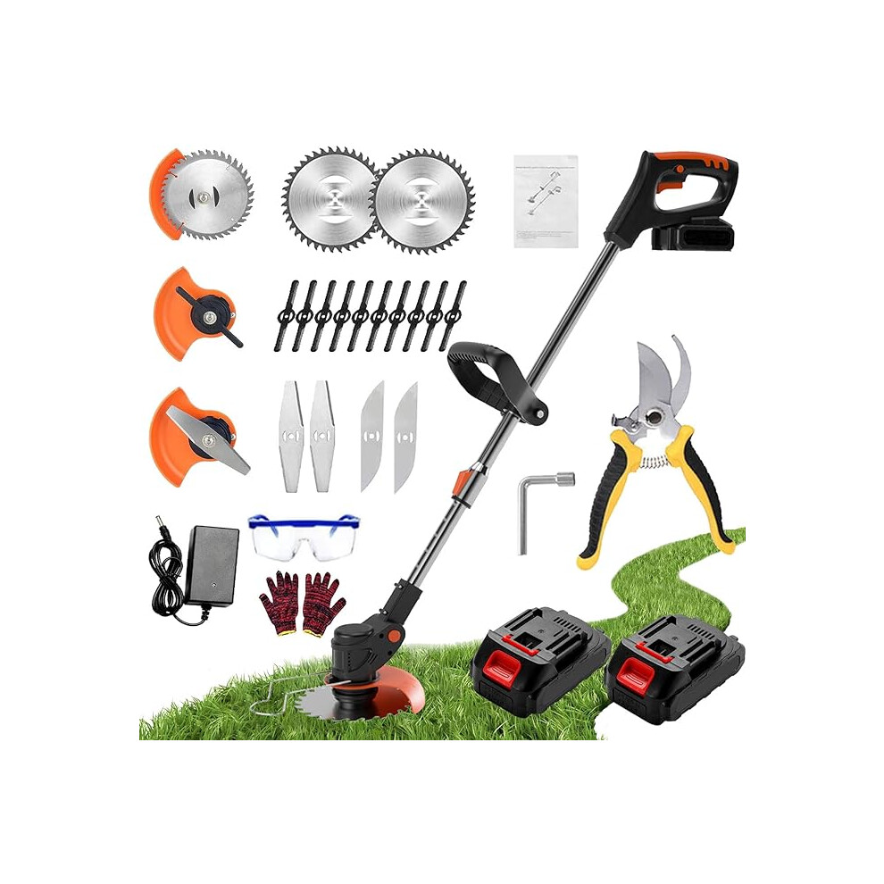 Lofir Garden Strimmer Cordless Blades Grass Trimmer Electric Brush Cutter