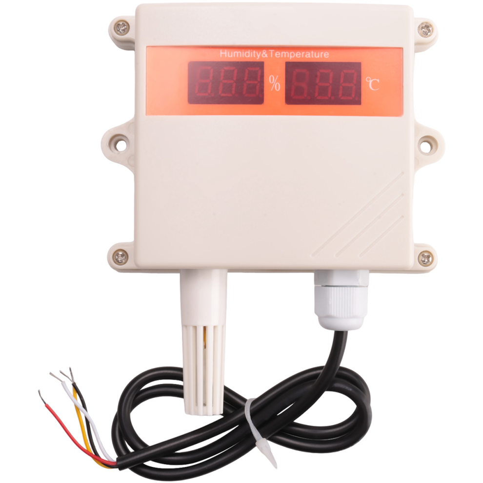 Rs485 Temperature And Humidity Sensor Waterproof Digital Air Temperature And Humidity Transmitter Led Display (C) 4851062727581