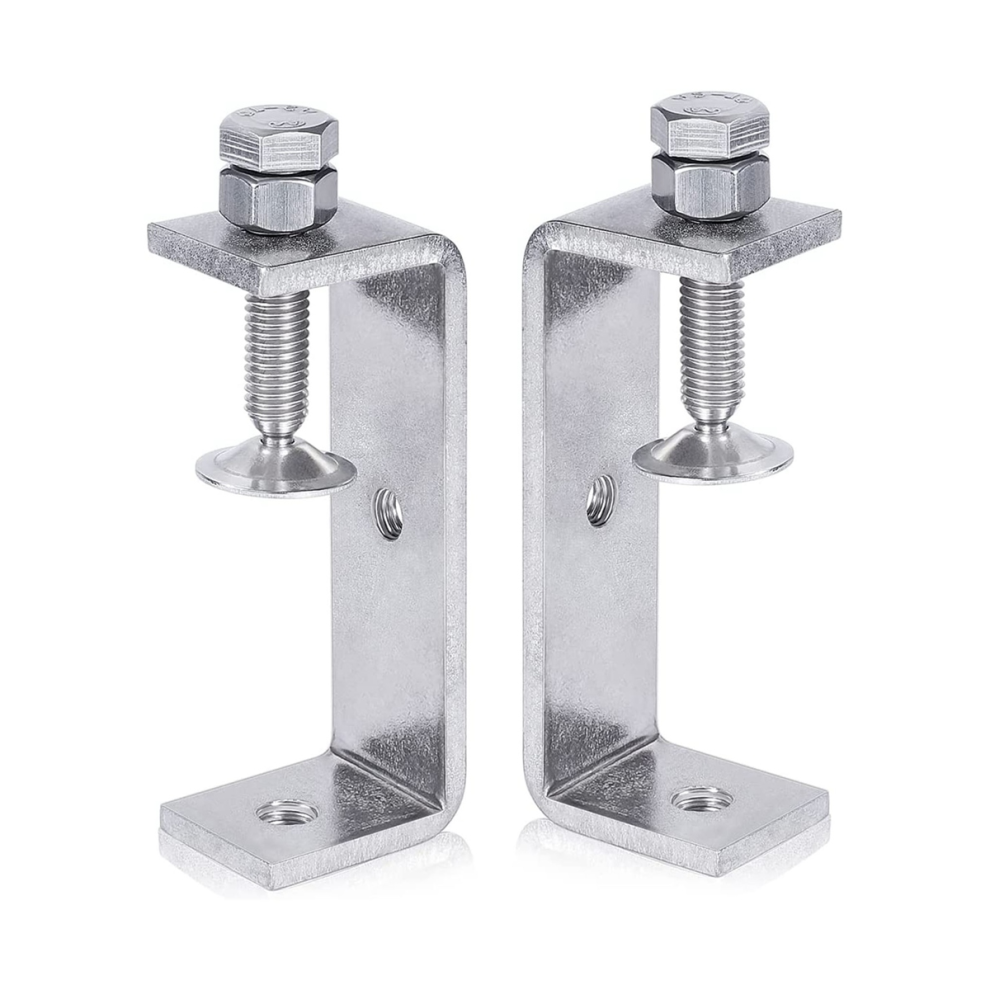 Metal Clamp Heavy Duty Clamp C Clamp Woodworking Clamp With Wide Jaw Openings (65Mm), 2Pcs 4851062727079