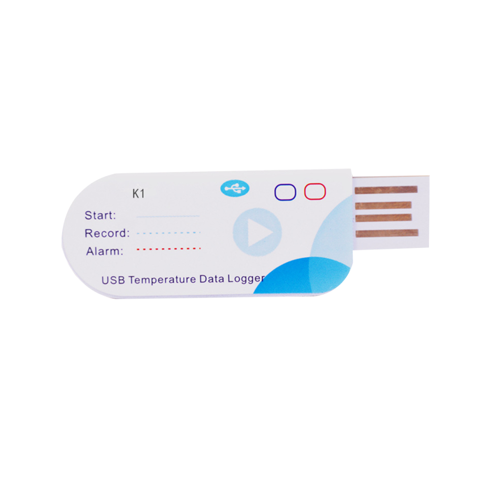 Jojomino Usb Temperature Data Logger 14400 Points Usb Report 60 Days Ip65 Disposable Recorder