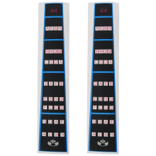 2X Violin Finger Guide /Fingerboard Sticker Fret guide Label Finger Chart For Size 4/4