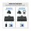3.5mm Audio Switcher, 2 Input 1 Output/1 Input 2 Output Audio Splitter Switcher, Audio Switcher Box,One-Key Mute Button 6