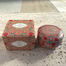 (Rose) Scented Candle Gift Set For Women, Boho Flavor Soy Candle Cream Body, Scented Candle For Stress Relief, Birthday Gifts For Women