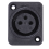 40Pcs Black XLR 3Pin Female Jack Panel Mount Chassis PCB Socket Connector 4