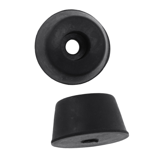 40 Pcs 21 x 12 mm Conical Recessed Foot Feet Rubber Buffer Material: Rubber 2