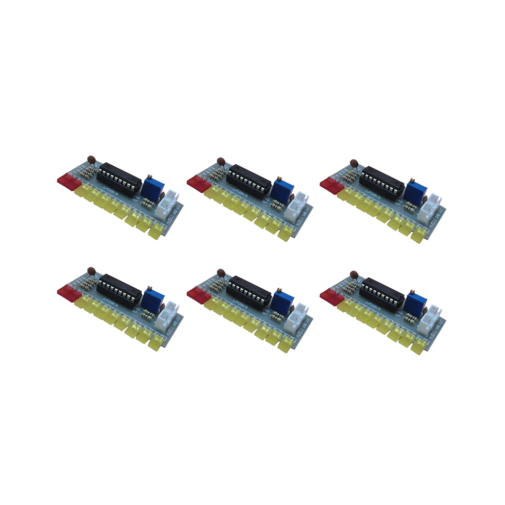 6X Lm3915 Audio Level Indicator Diy Kit 10 Led Sound Audio Spectrum Analyzer Level Indicator Kit Electoronics Soldering 4851062736903