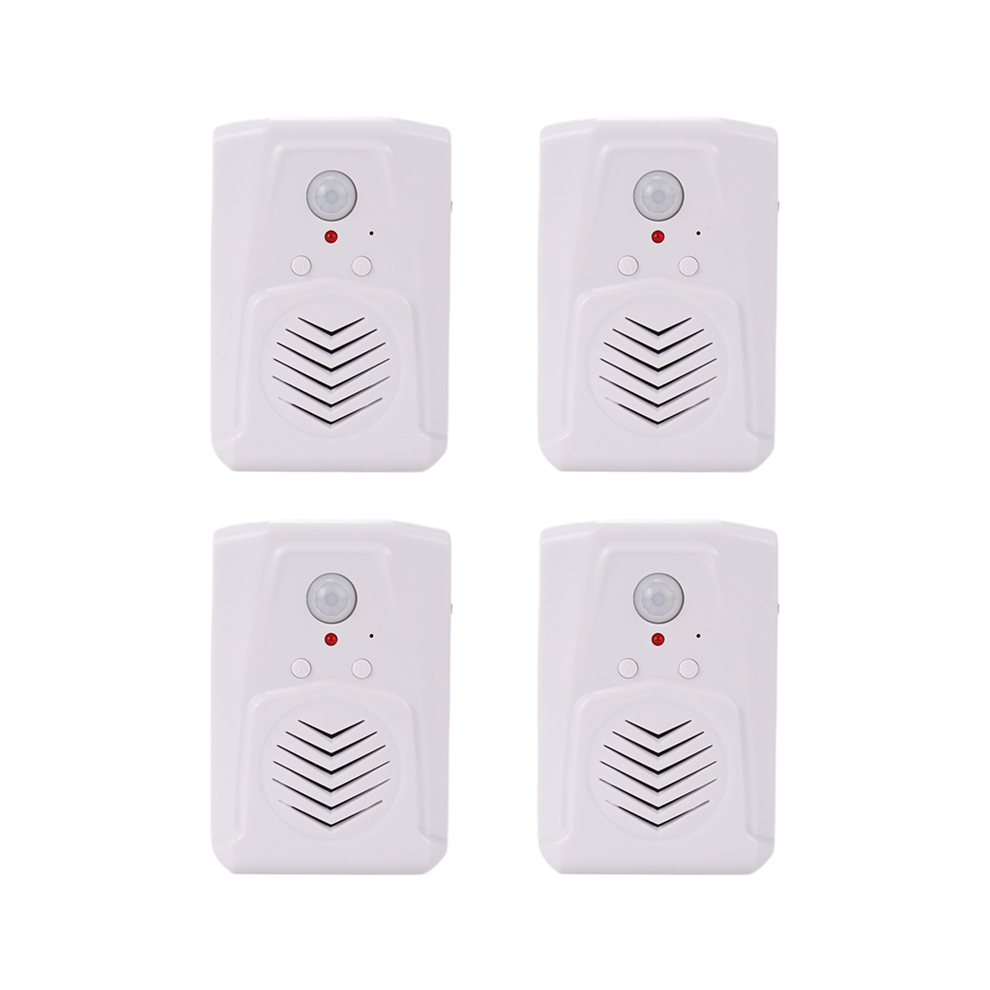 4X Sensor Motion Door Bell Switch Mp3 Infrared Doorbell Wireless Pir Motion Sensor Voice Prompter Welcome Door Bell 4851062736798