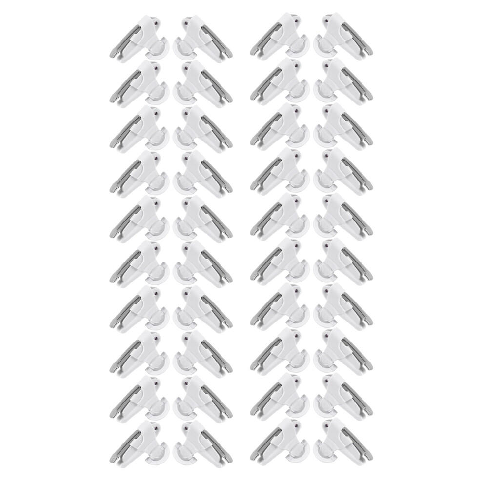40Pcs Mobile Game Controller Gamepad Trigger Aim Button Joystick For Pubg White 4851062741525