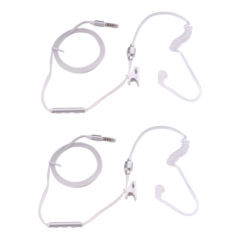 2X Professional Security Headset Earpiece For Or Android Devices 4851062740986
