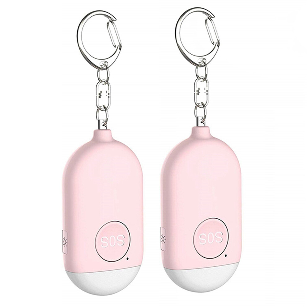 2X Personal Alarm Rechargeable Emergency Self SOS Alert Rape Whistle Safety Siren for Women Kids Elders