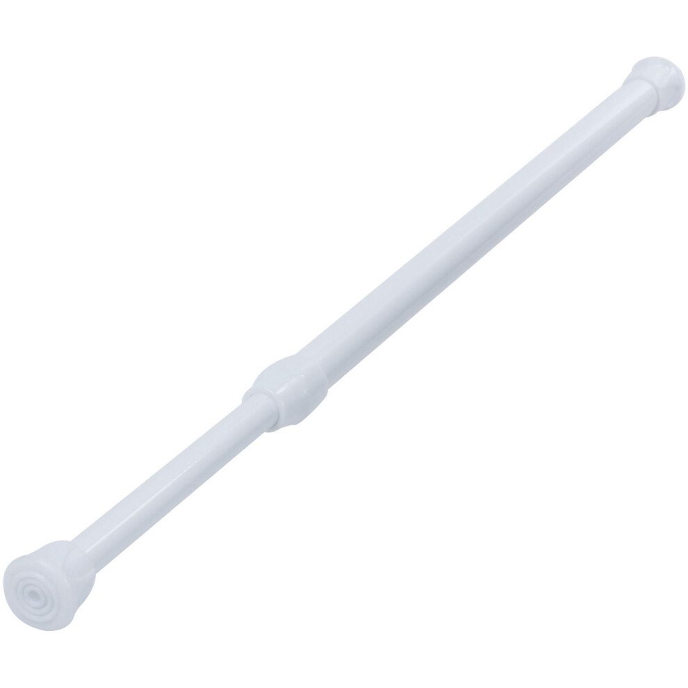 3 Pack Adjustable Extendable Small Tension Rod 11.8 inch to 19.7 inch, White-image-OPC-PDQK8VH-NEW