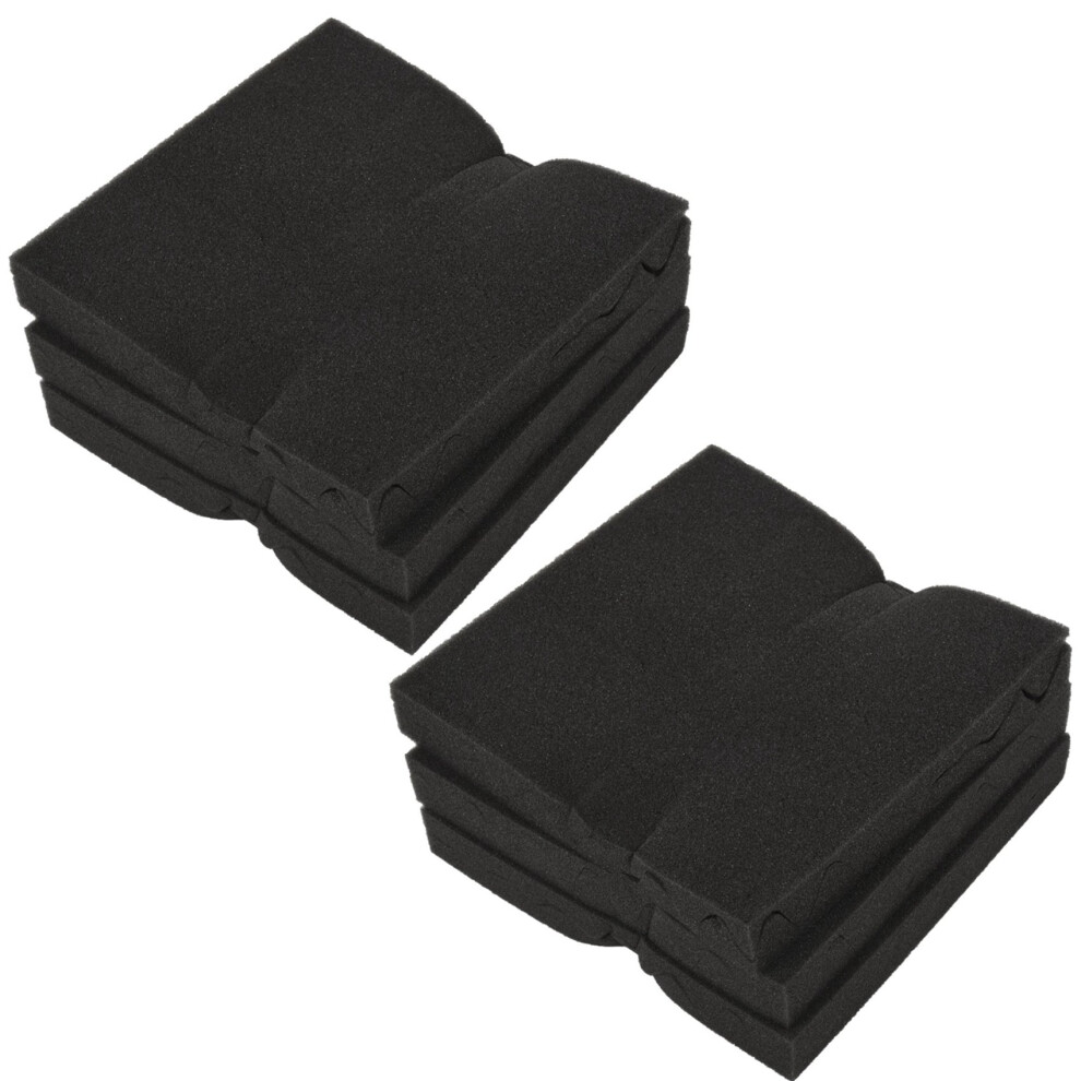 12Pcs 30X30x4cm Soundproofing Acoustic Foam Tiles Noise Sound-Absorbing 4851062743802