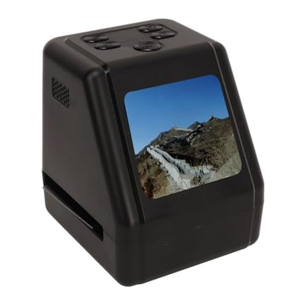 Digital Film&Slide Scanner, Converts 135, 110, 126KPK and Super 8mm Film/Slides/Negatives to 12MP JPG Digital JPG Photos