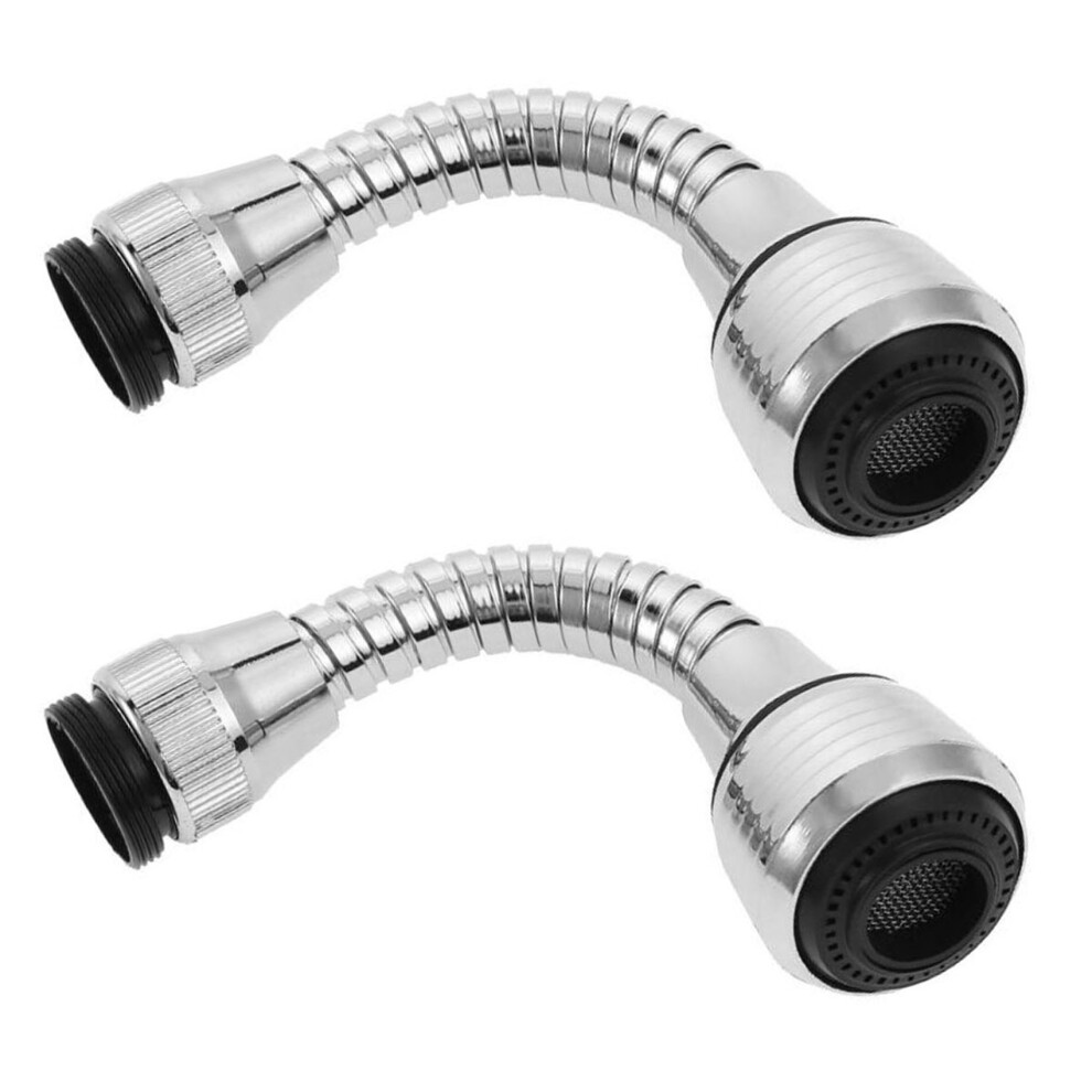 2X 360 Degree Rotatable Water Saving Faucet Tap Aerator Faucet Nozzle Filter Water Faucet Bubbler Aerator 4851062743550